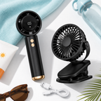 Heatwave Starter Kit with handheld and clip cooling fans