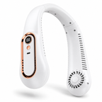 BreezeLoop wearable neck fan in white