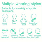 Ways to wear a cooling towel